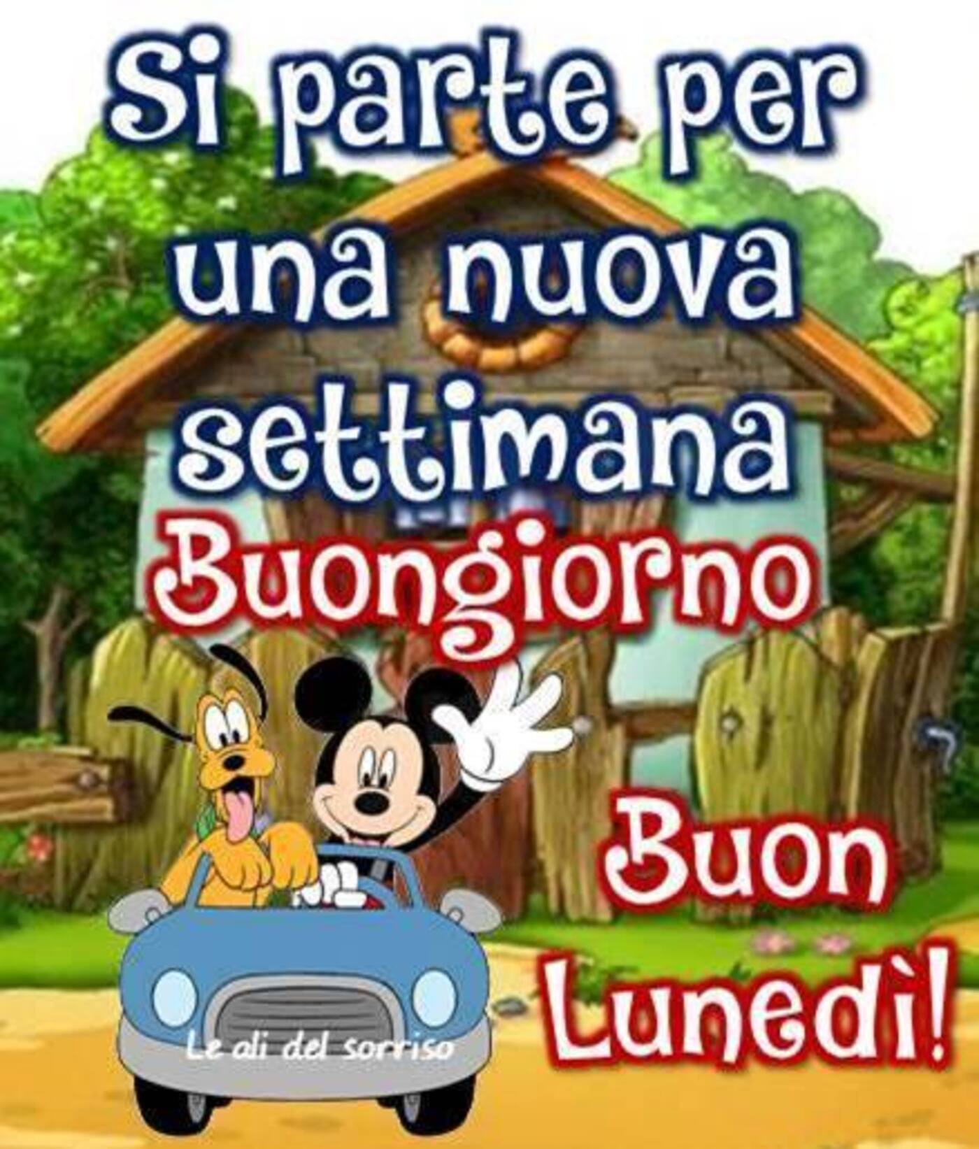 Si parte per una nuova settimana BUONGIORNO E BUON LUNEDI'