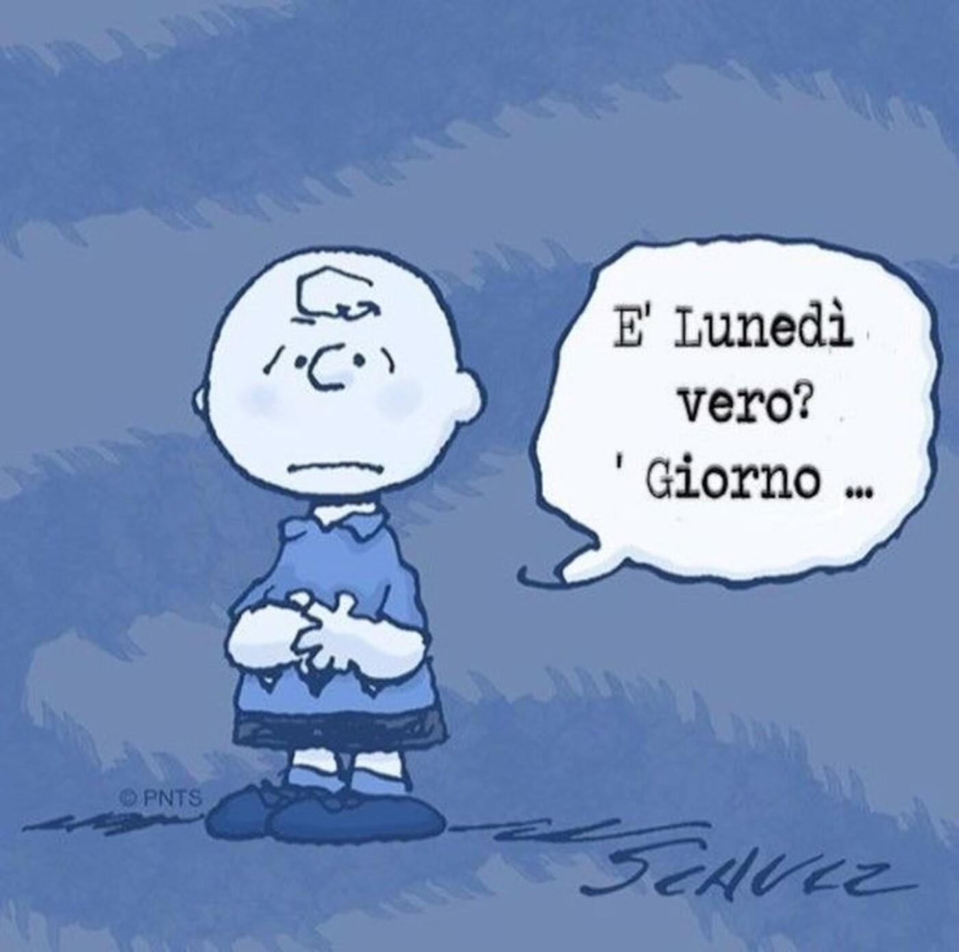 E' Lunedì vero? 'Giorno...