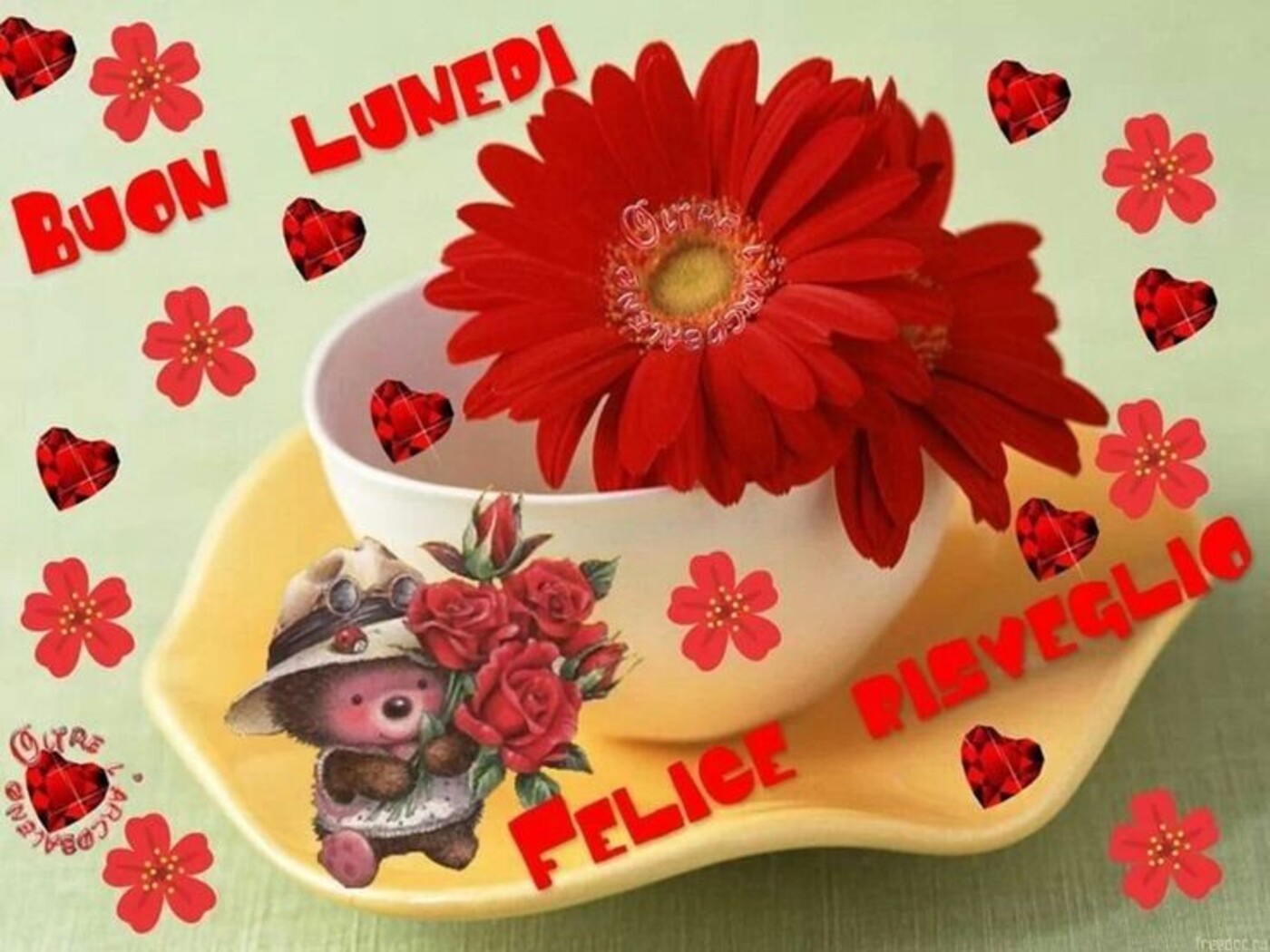 Buon Lunedì Felice Risveglio Amore