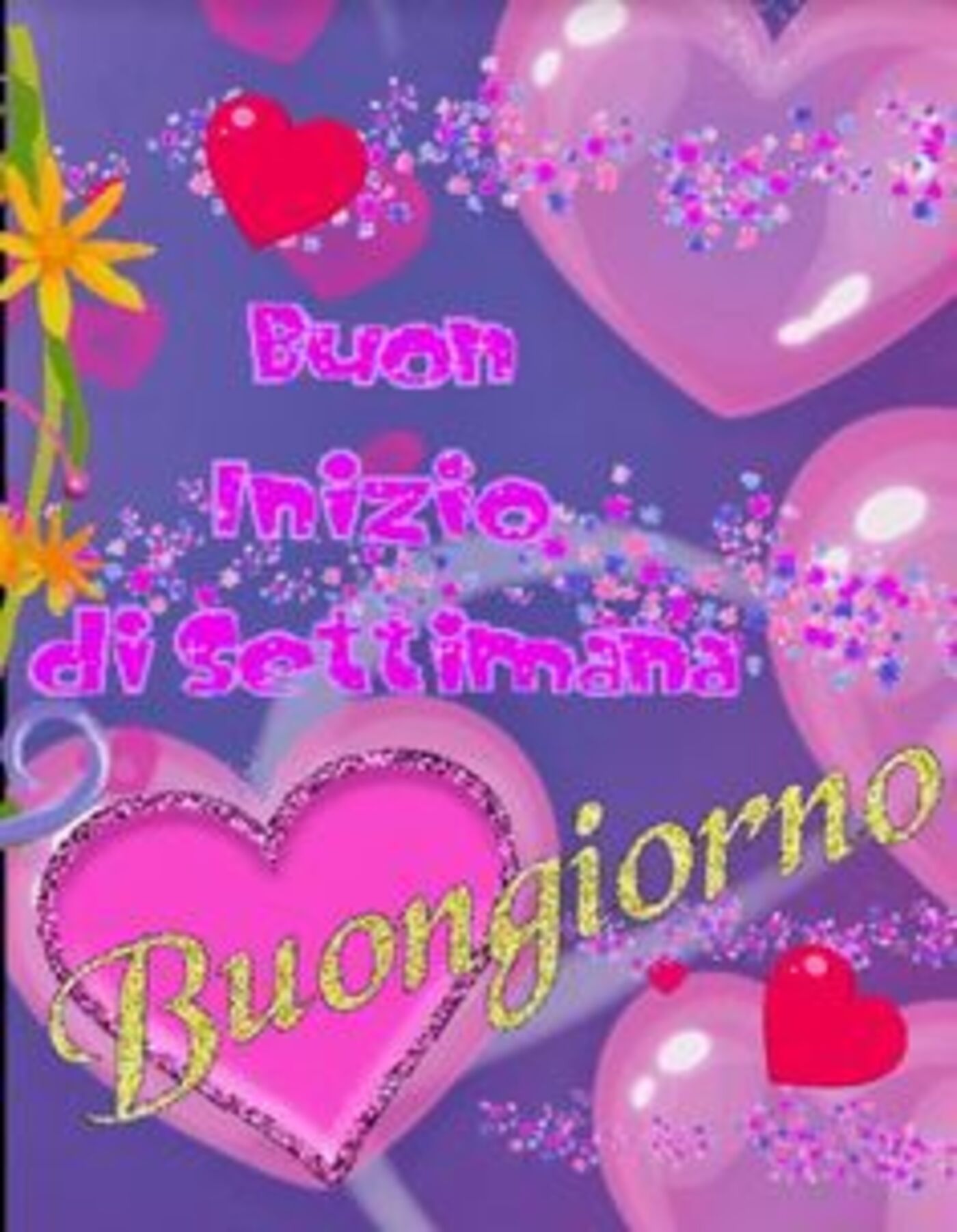 Buon inizio di settimana Buongiorno con il cuore