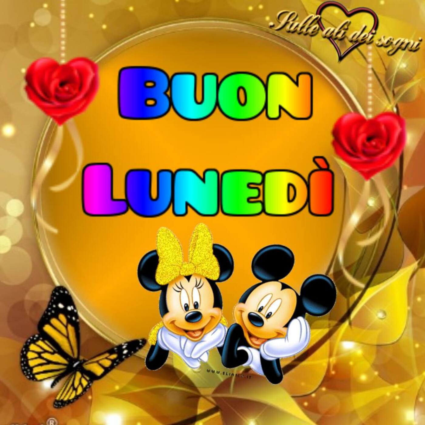 Buon Lunedì da Topolino e Minnie