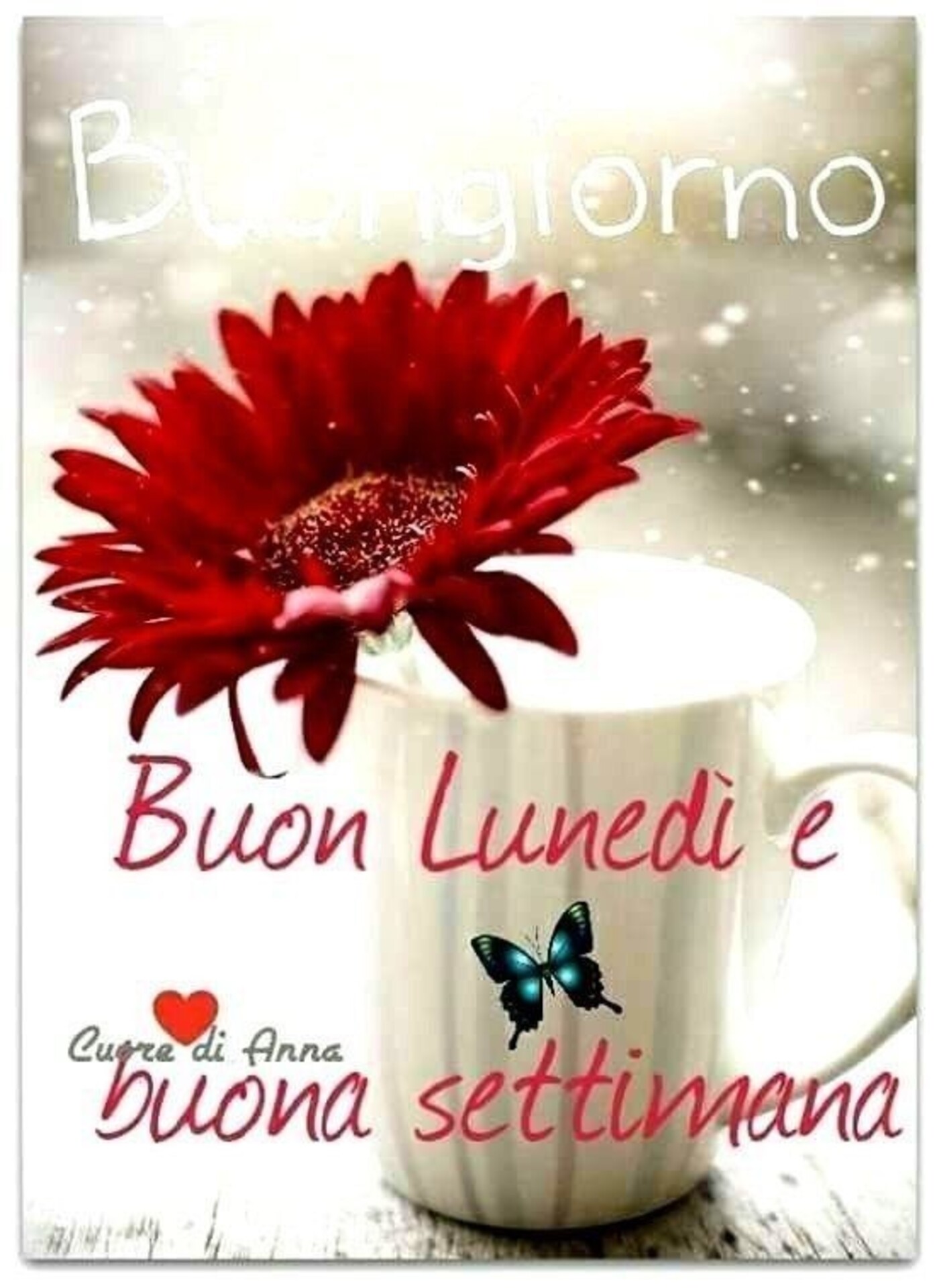 Buongiorno Buon Lunedì e Buona Settimana