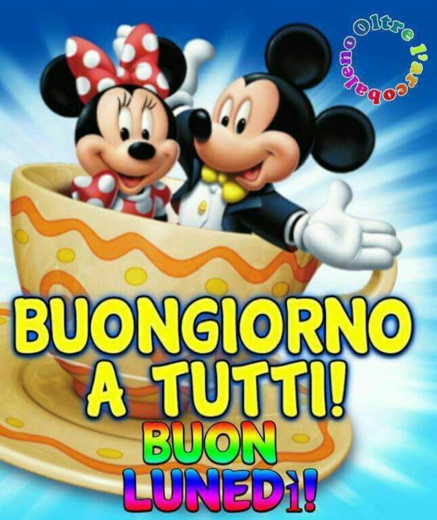 Buongiorno a tutti! Buon Lunedì!