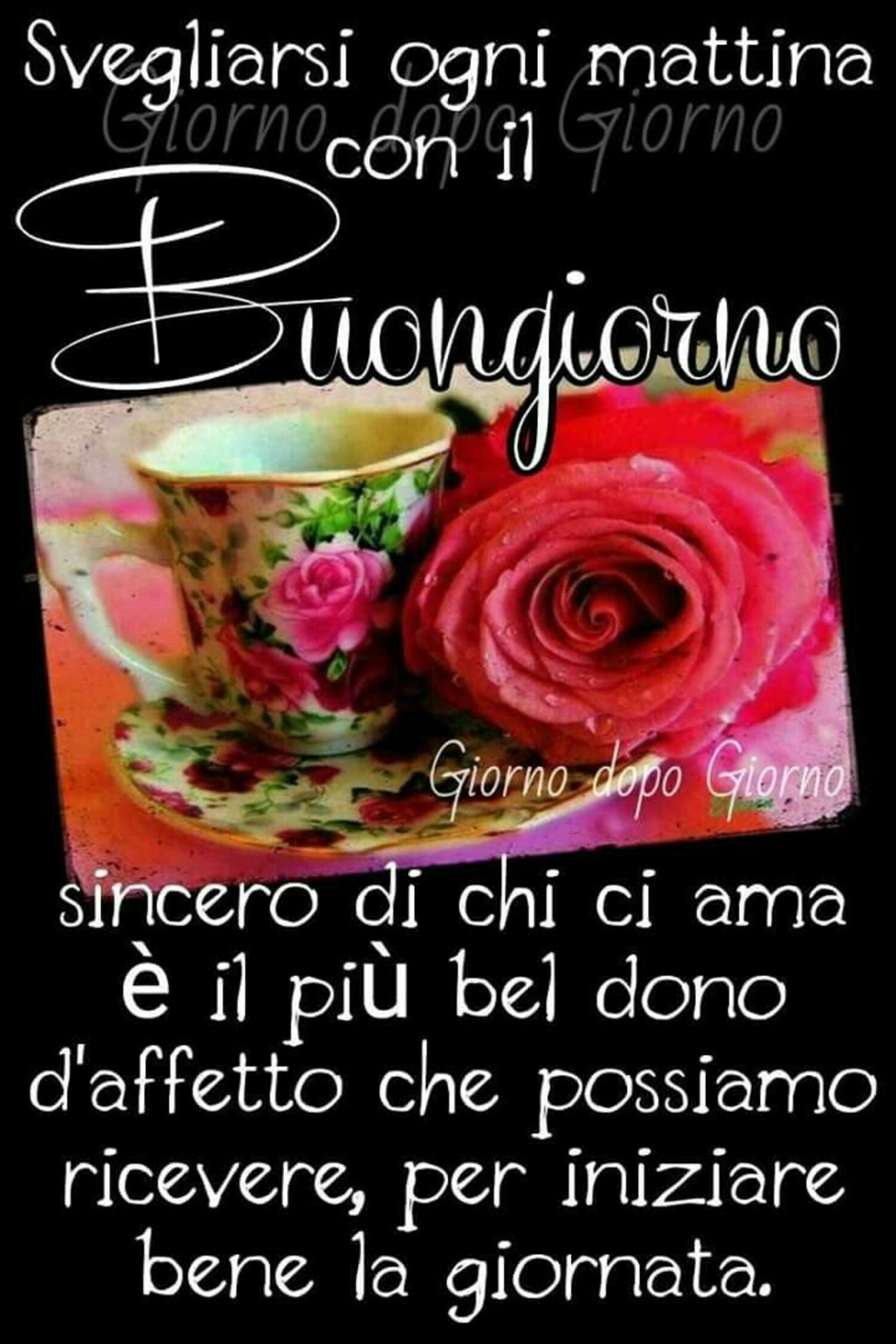 "Svegliarsi ogni mattina con il Buongiorno..."
