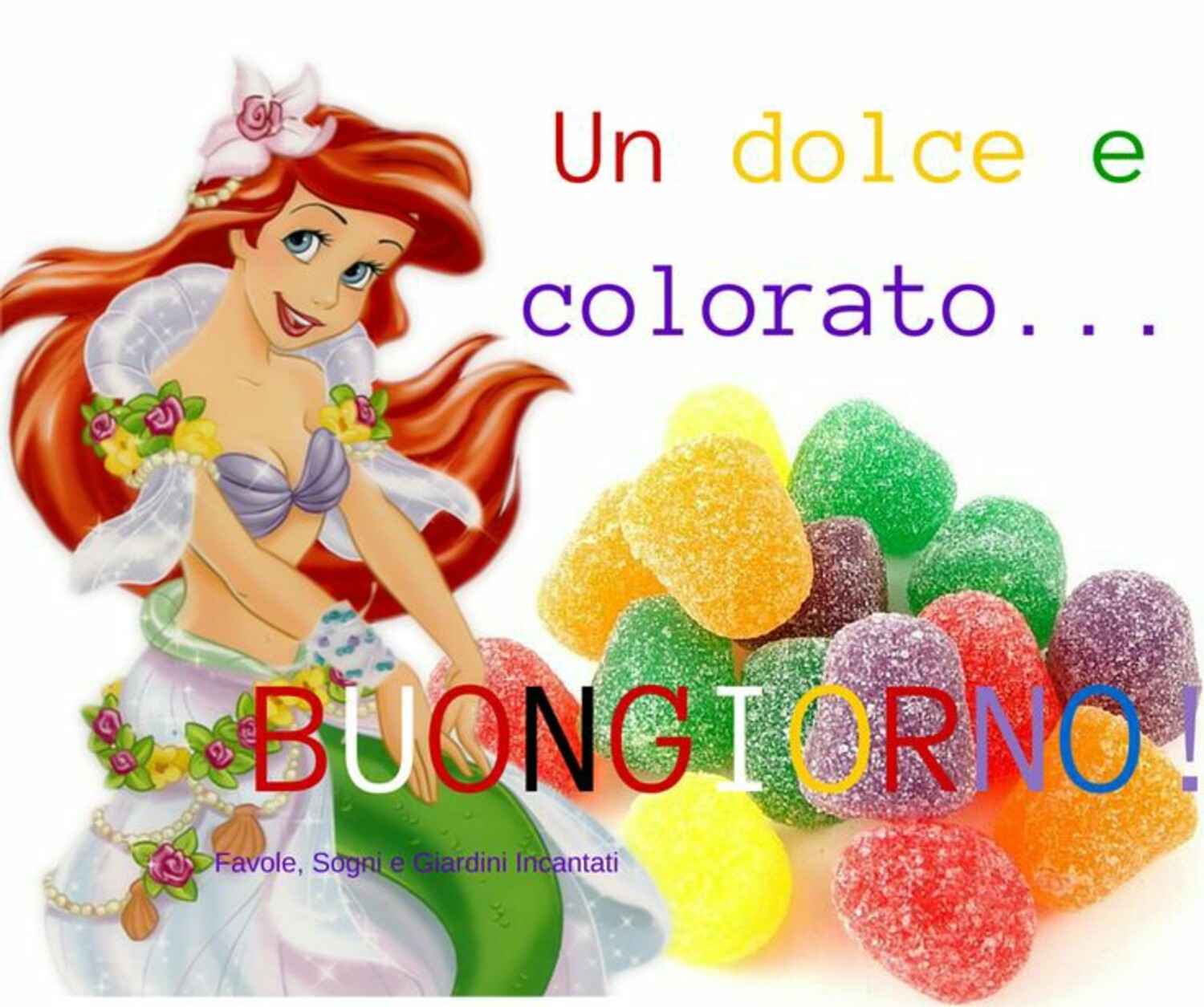 Un dolce e colorato... BUONGIORNO!