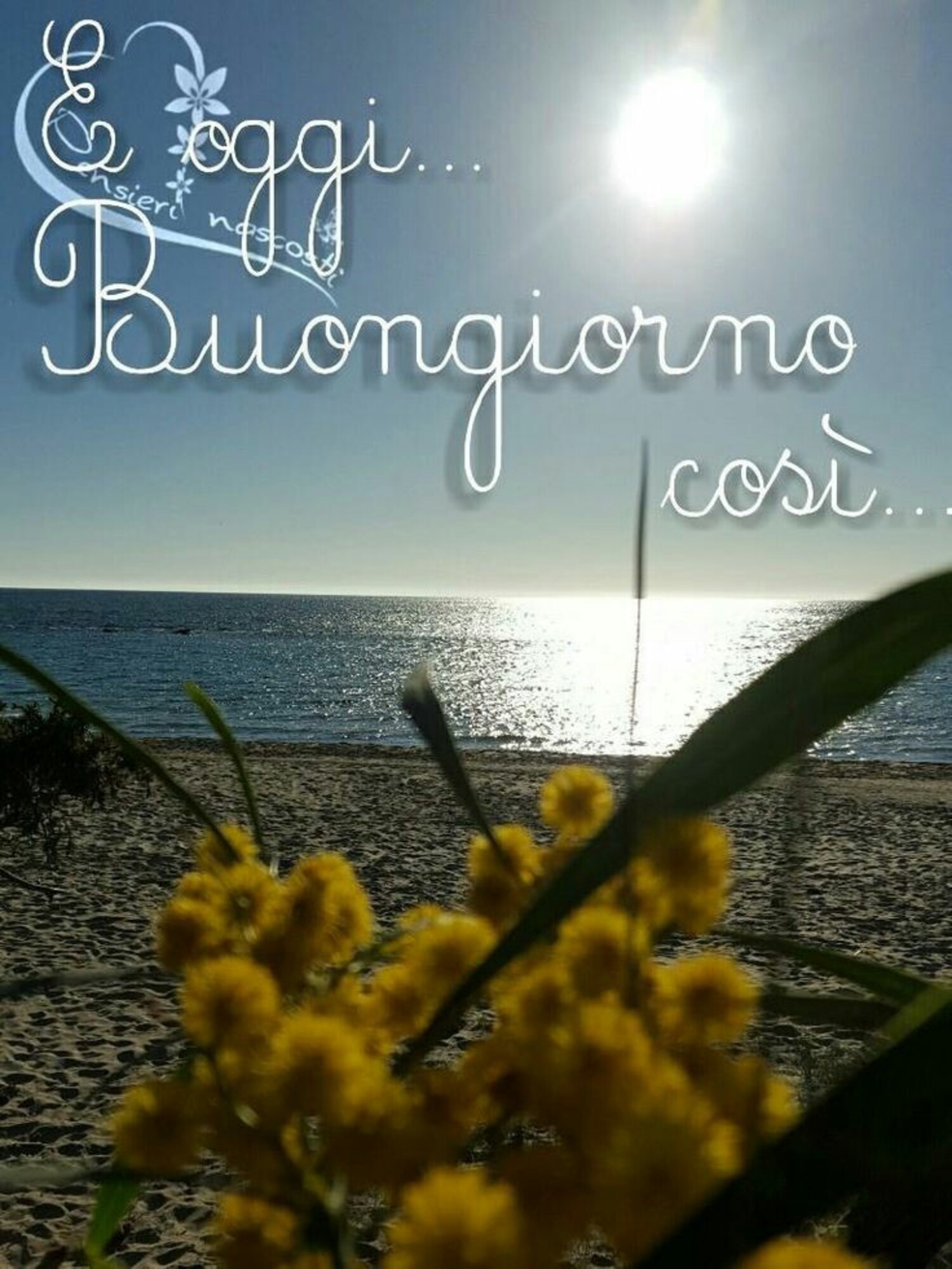 E oggi... Buongiorno così