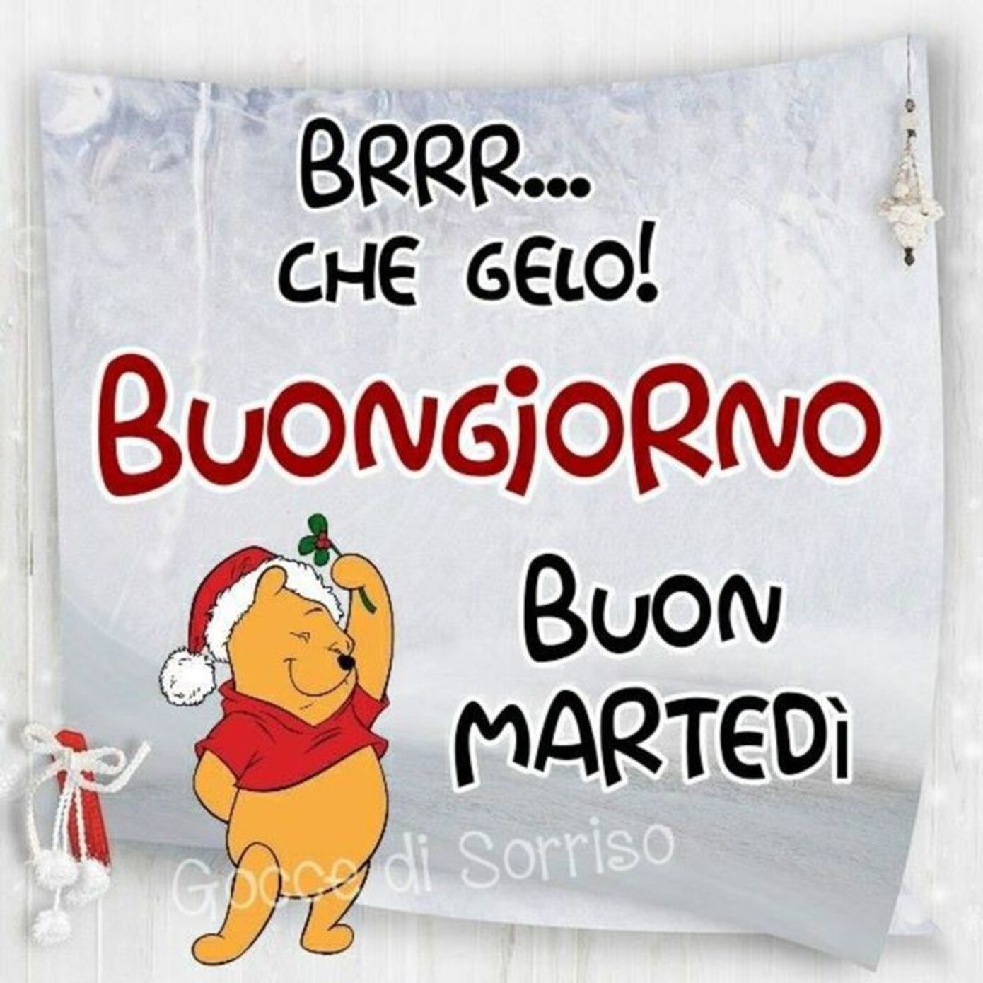 BRRR CHE GELO! Buongiorno e Buon Martedì