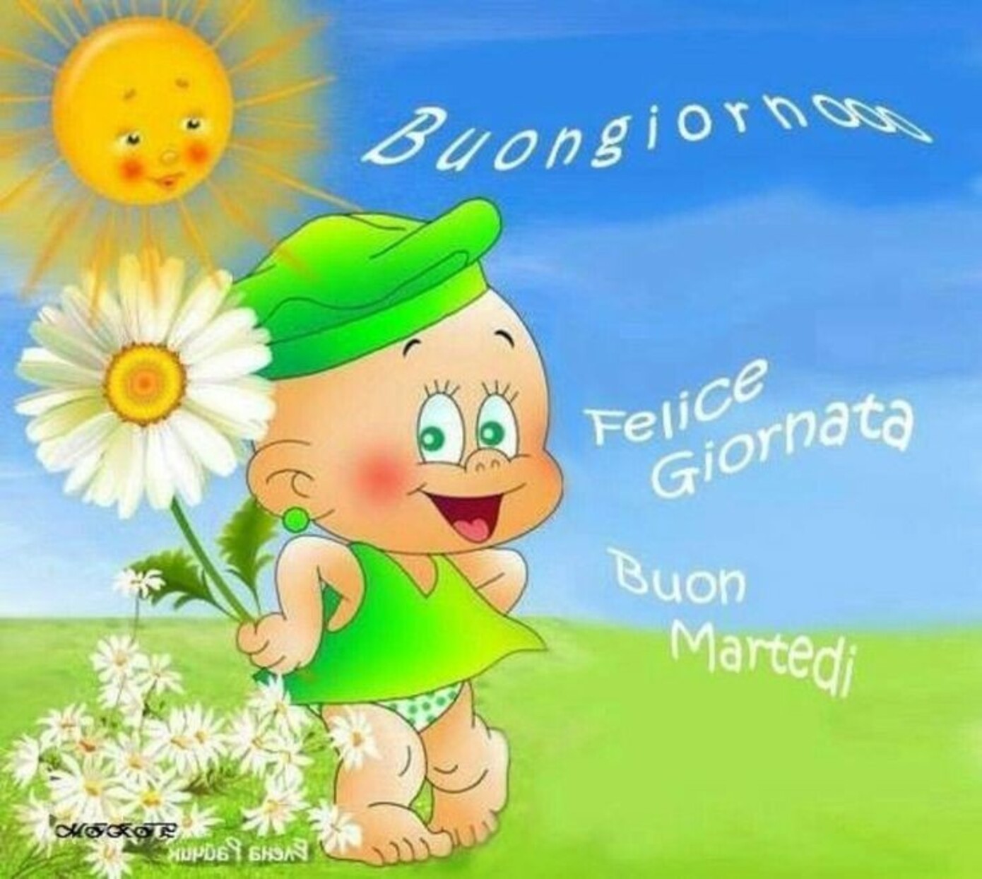 Buongiorno Felice Giornata Buon Martedì