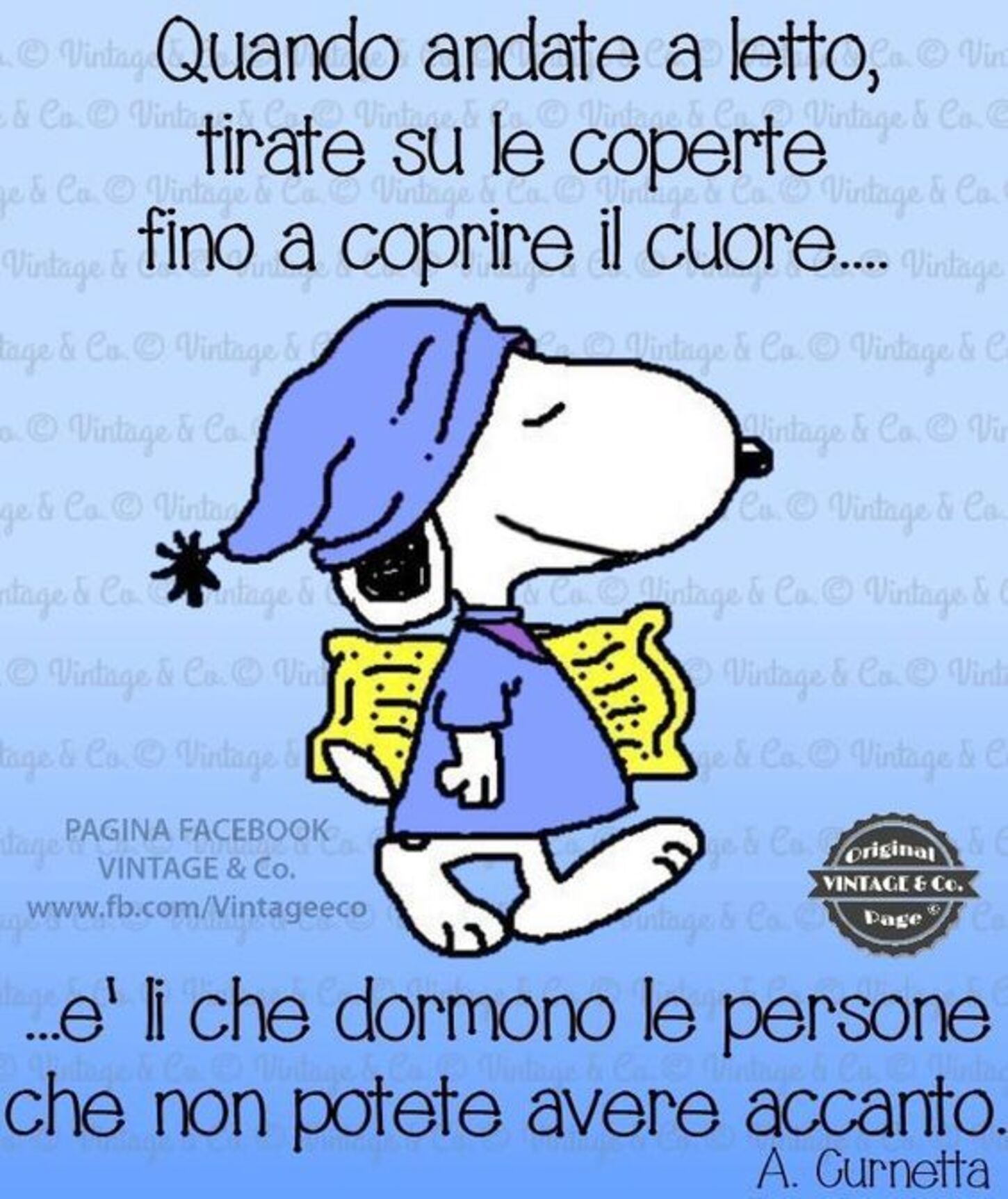 Buonanotte Snoopy