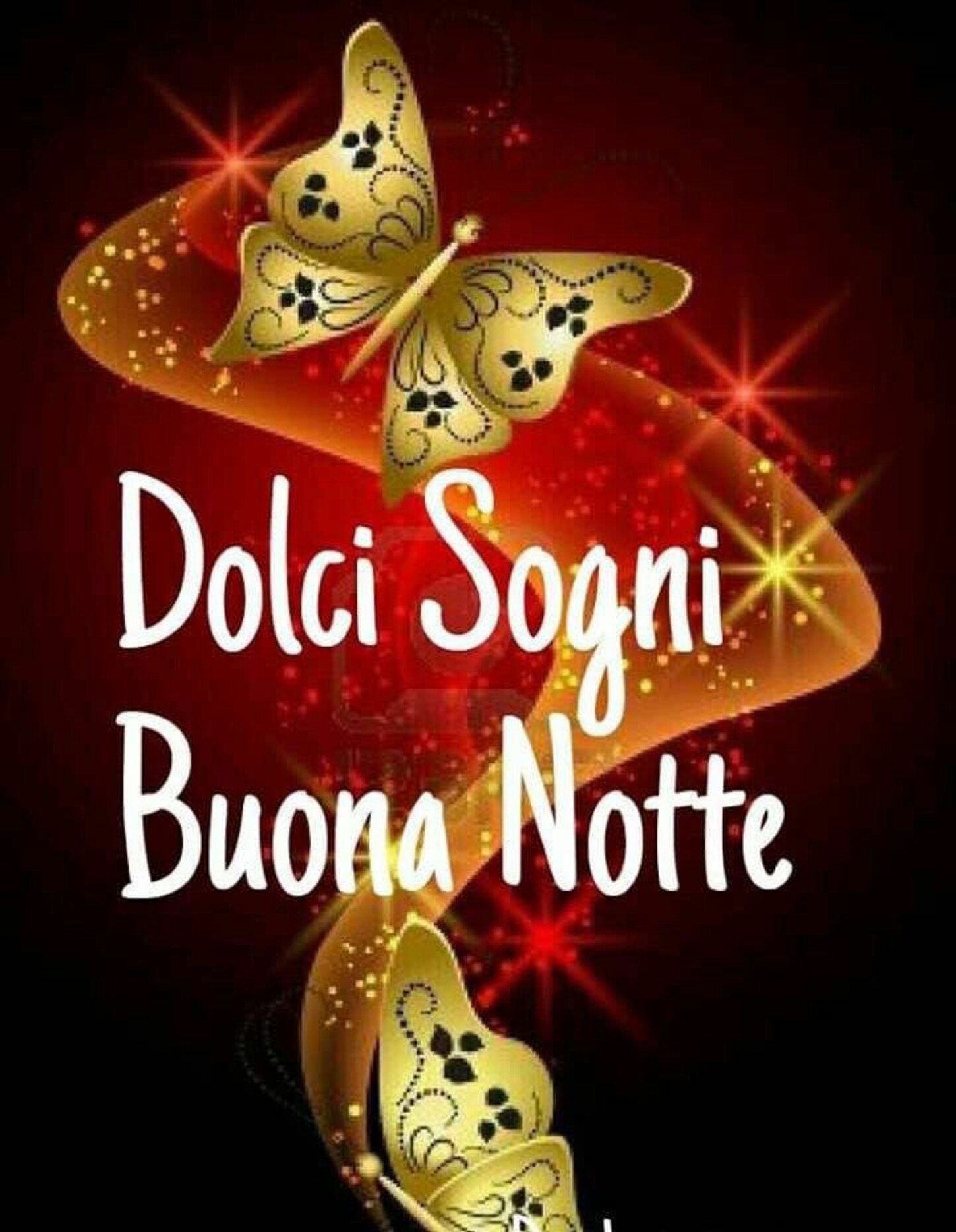 Открытки buona notte sogni