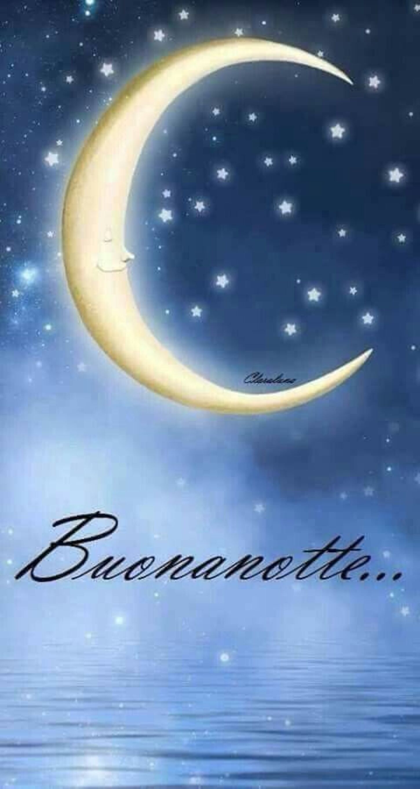 Buonanotte immagini con la Luna