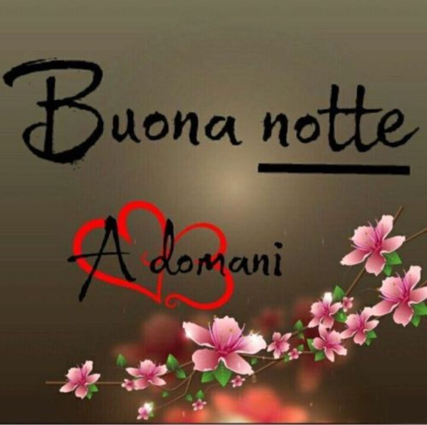 Buona notte a domani