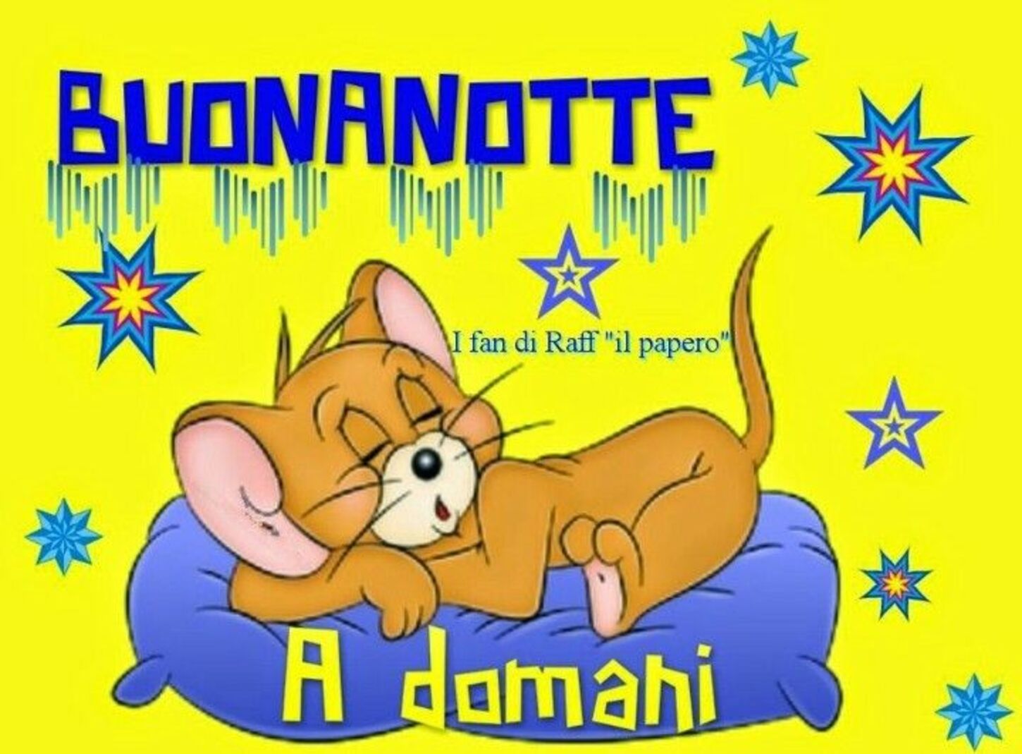 Buonanotte a domani