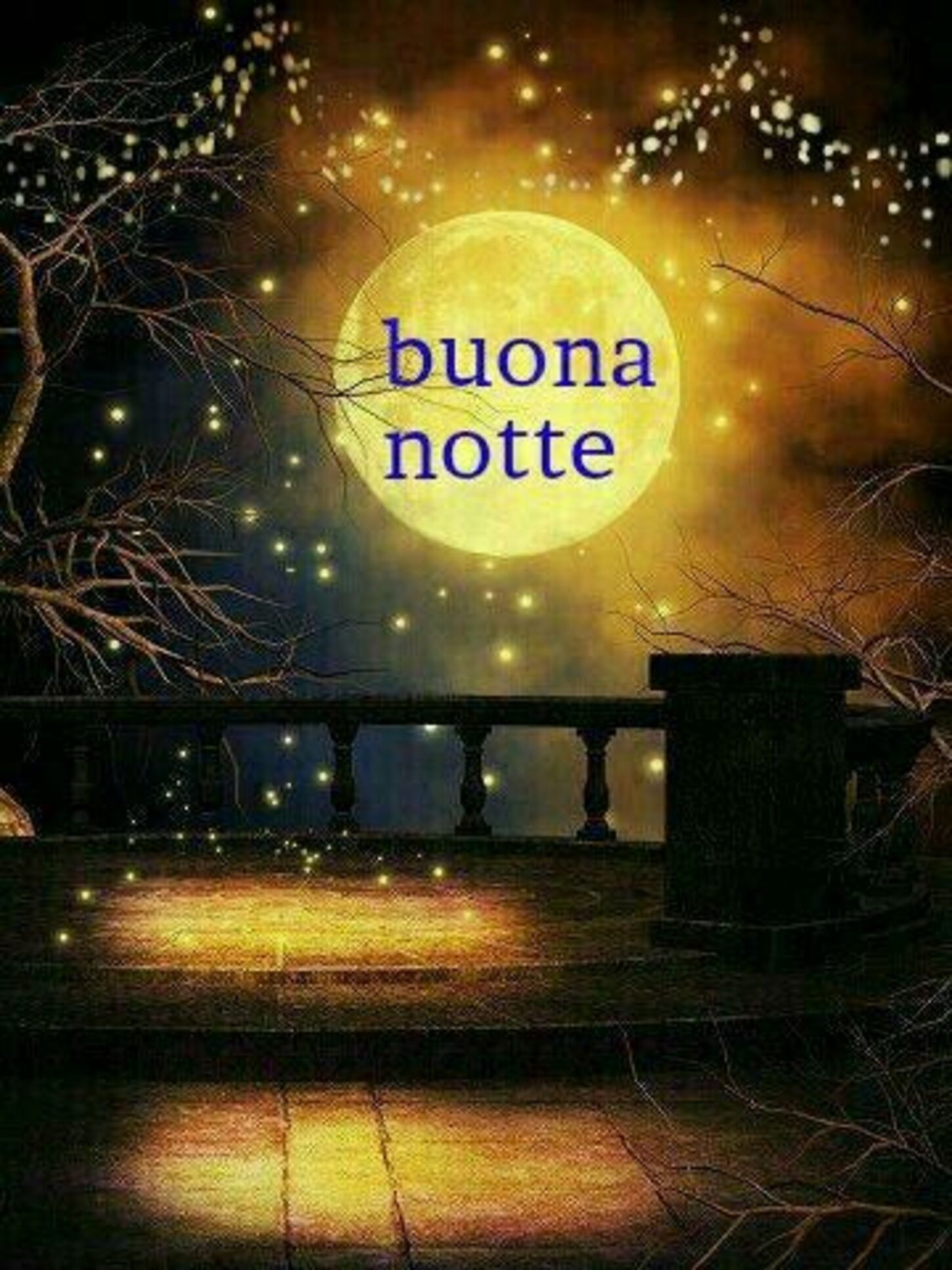 buona notte immagini semplici