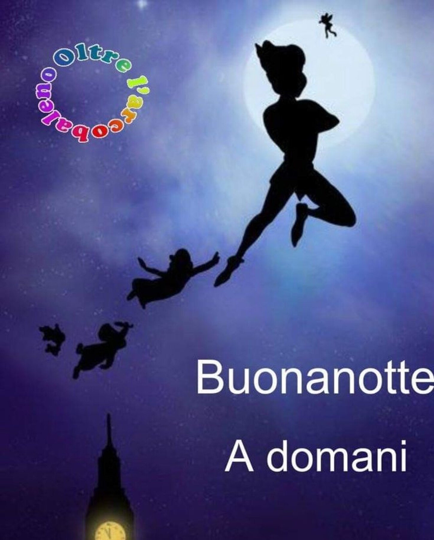 Buonanotte a domani Peter Pan