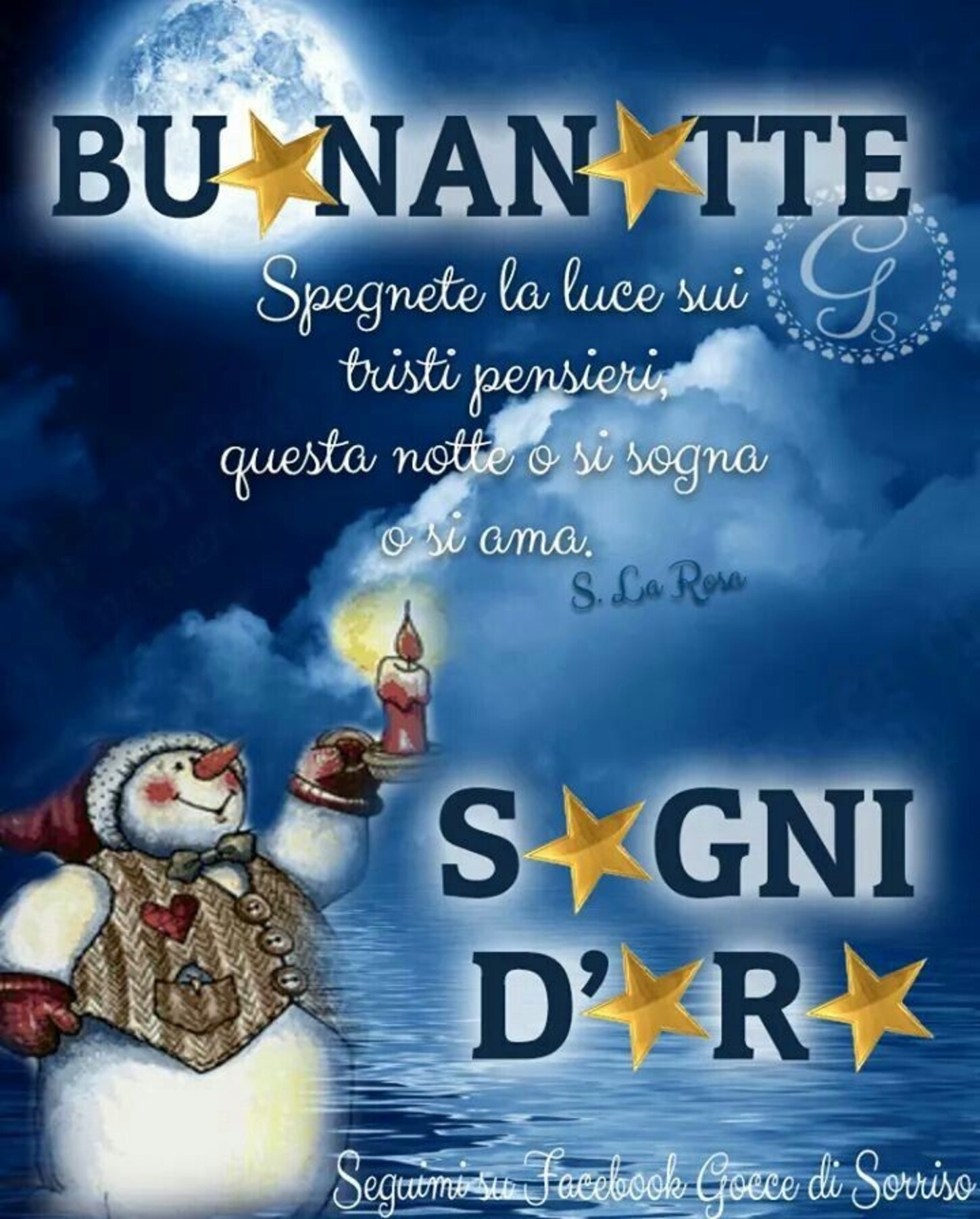 Buonanotte e Sogni d'Oro natalizio