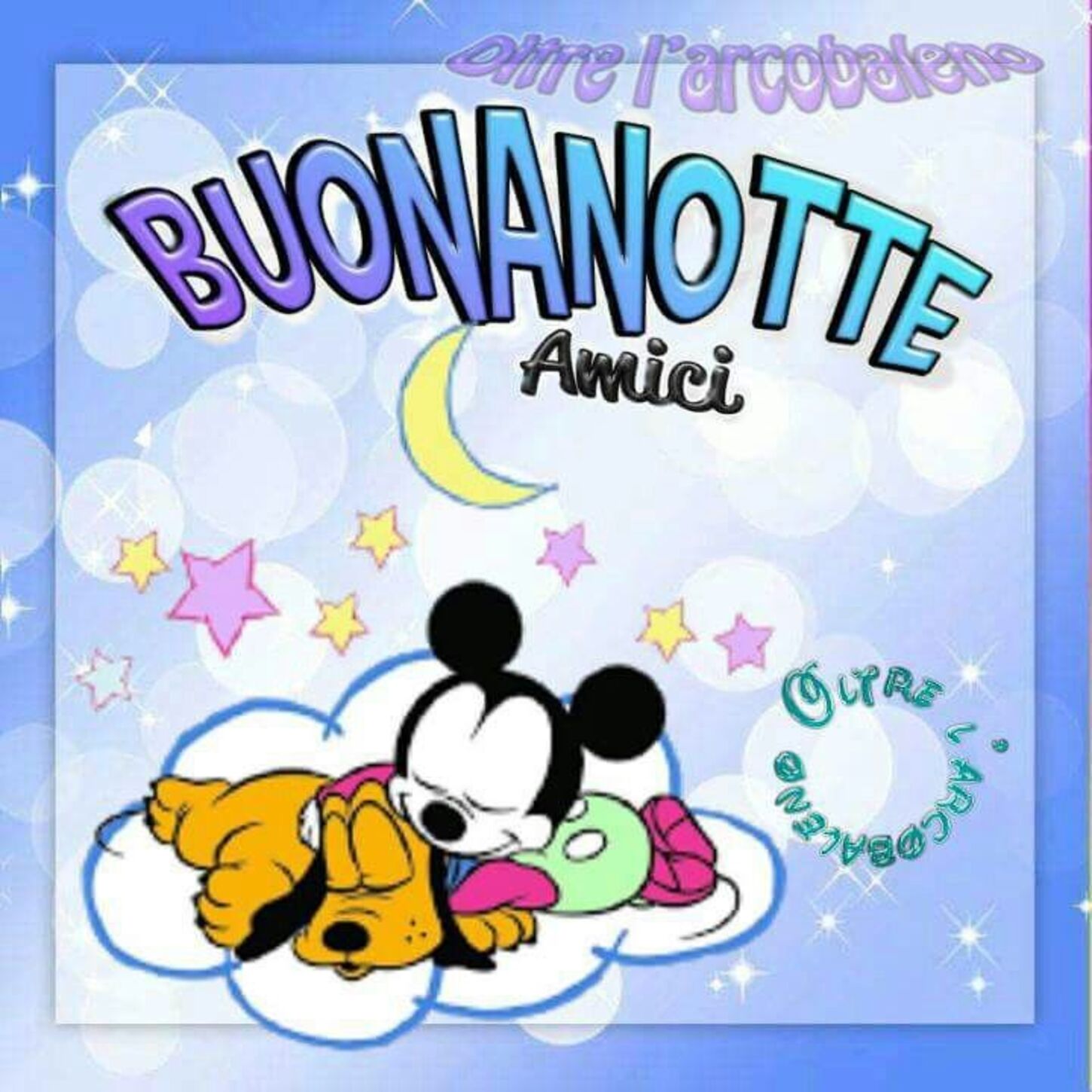 Buonanotte Amici immagini Disney