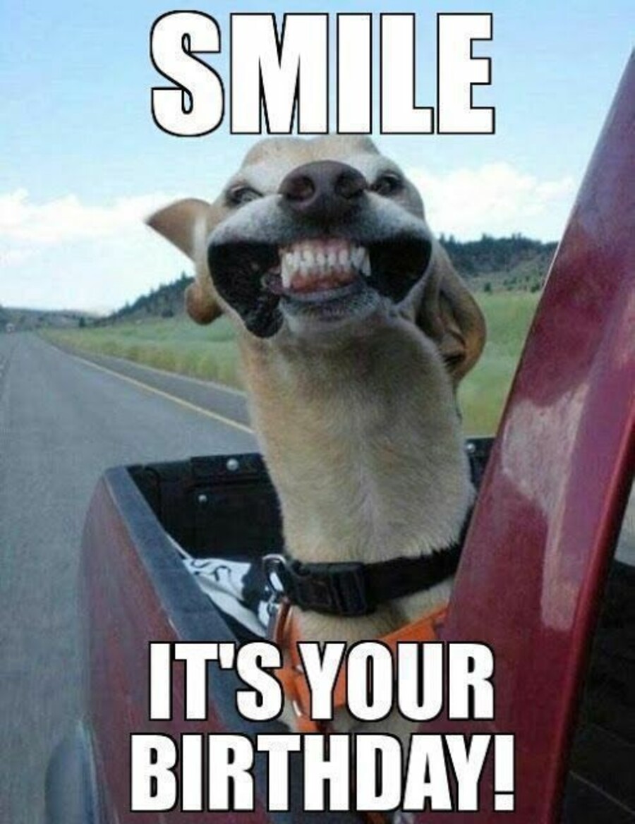 Smile! It's your birthday!