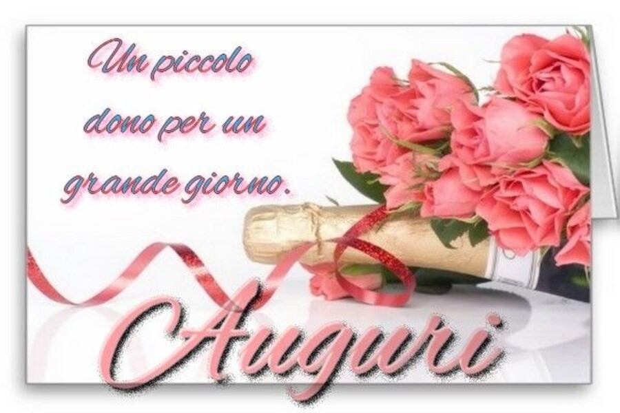 Un piccolo dono per un grande giorno. Auguri