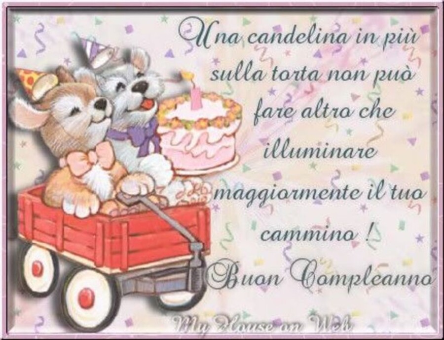 Una candelina in più sulla torta non può fare altro che illuminare maggiormente il tuo cammino! Buon Compleanno