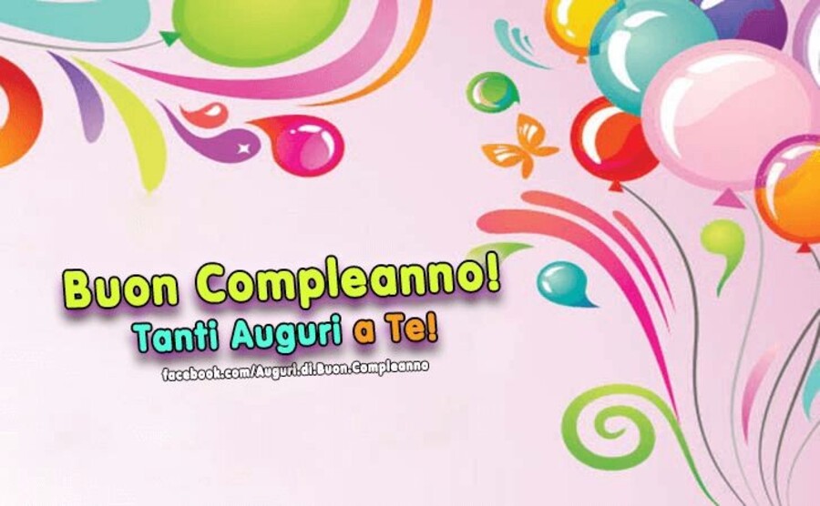 Buon Compleanno! Tanti auguri a te!