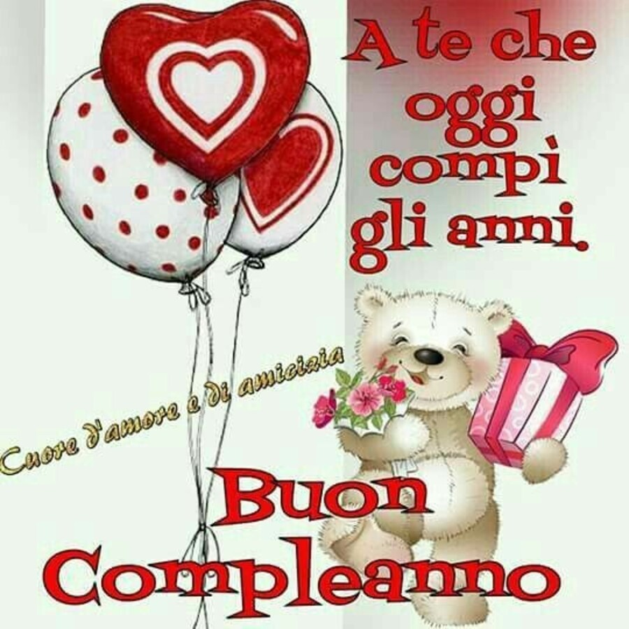 A te oggi che compi gli anni. Buon Compleanno