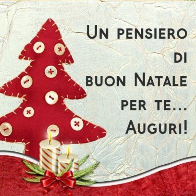 Un pensiero di Buon Natale per te...Auguri!!
