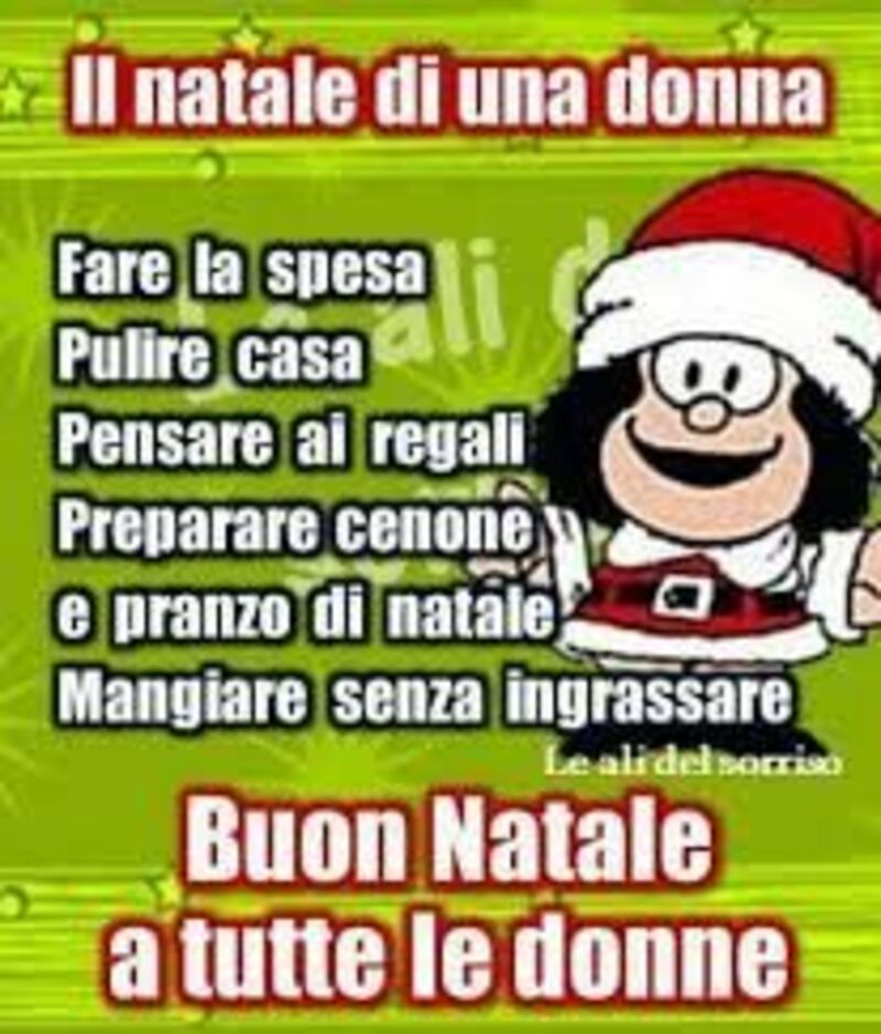 Il Natale di una donna: Fare la spesa, pulire casa, pensare ai regali, preparare cenone e pranzo di Natale. Mangiare senza ingrassare! Buon Natale a tutte le donne