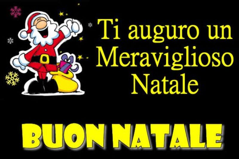 Ti auguro un meraviglioso natale! Buon Natale