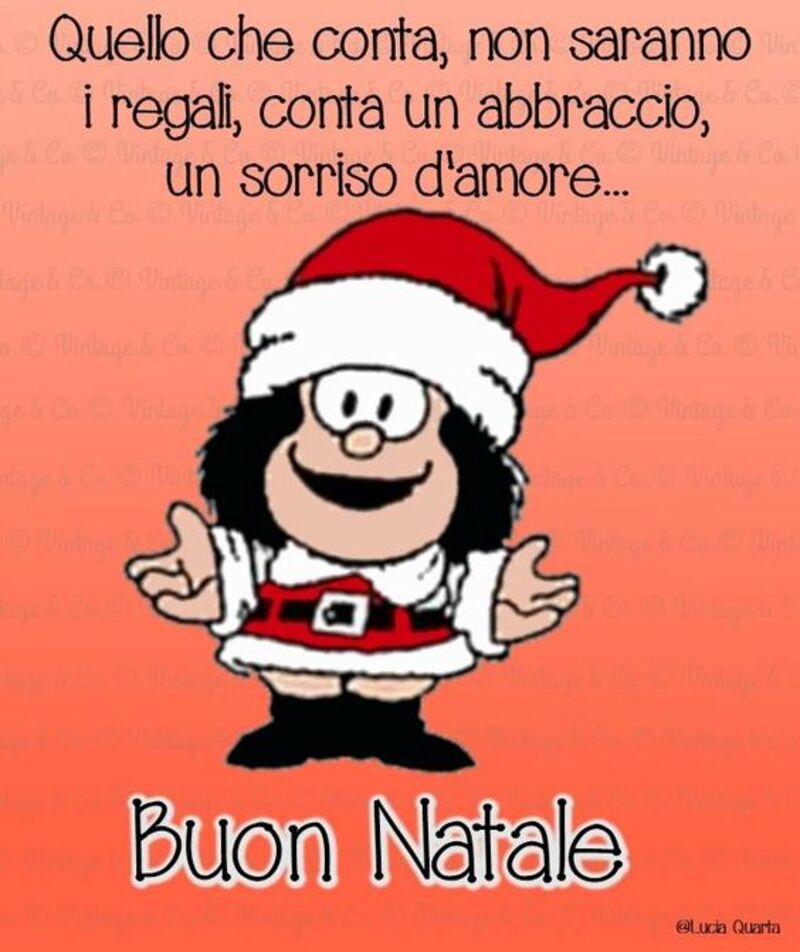 Quello che conta non saranno i regali, conta un abbraccio e un sorriso d'amore! Buon Natale