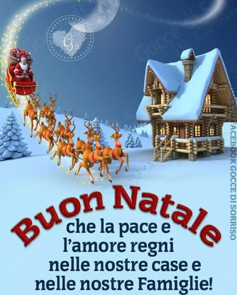 Buon Natale che la pace e l'amore oregni nelle nostre case e nelle nostre famiglie