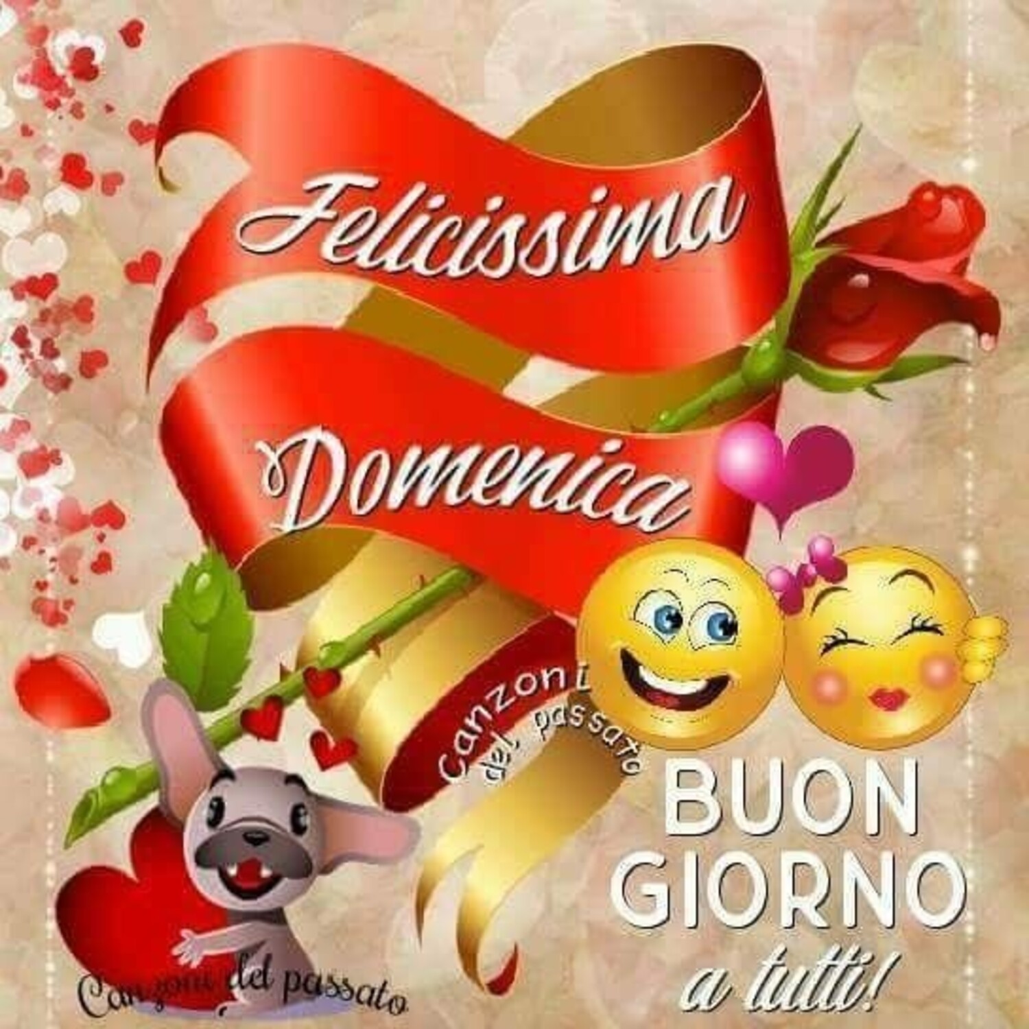Felicissima domenica Buongiorno a tutti