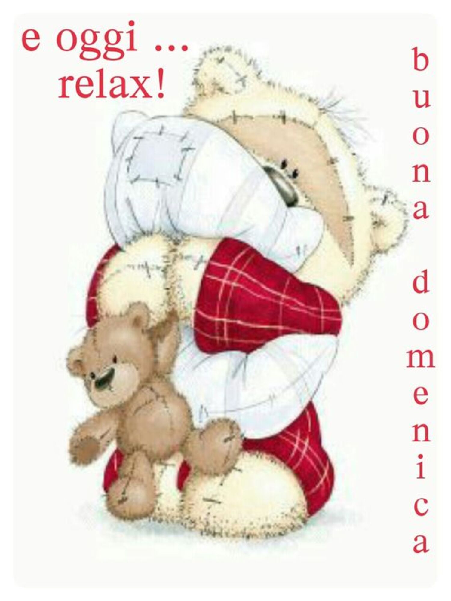 e oggi relax...Buona Domenica