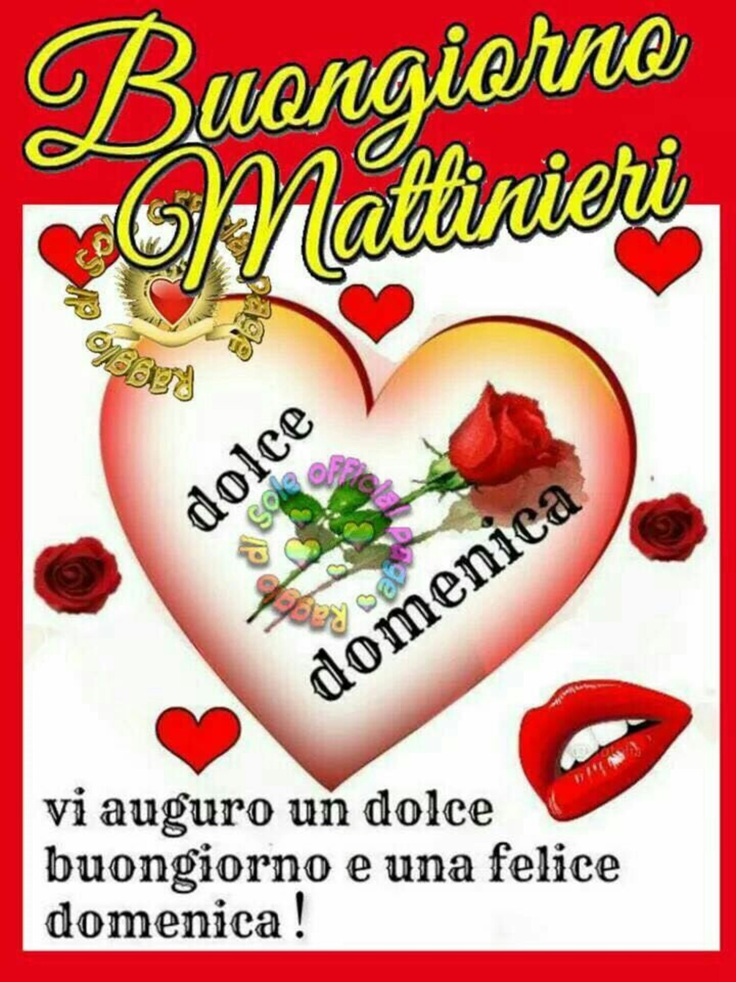 Buongiorno Mattinieri dolce domenica vi auguro un dolce buongiorno e una felice domenica