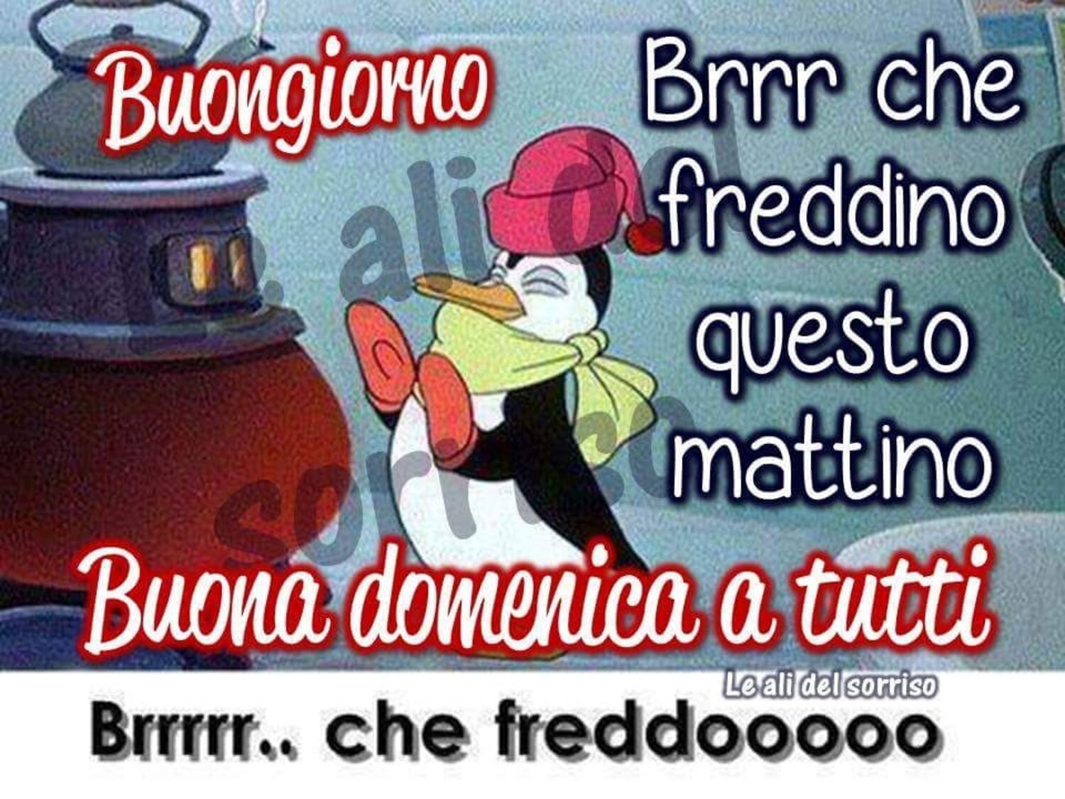 Buongiorno brrr che freddino questo mattino! Buona domenica a tutti...brr che freddooooo