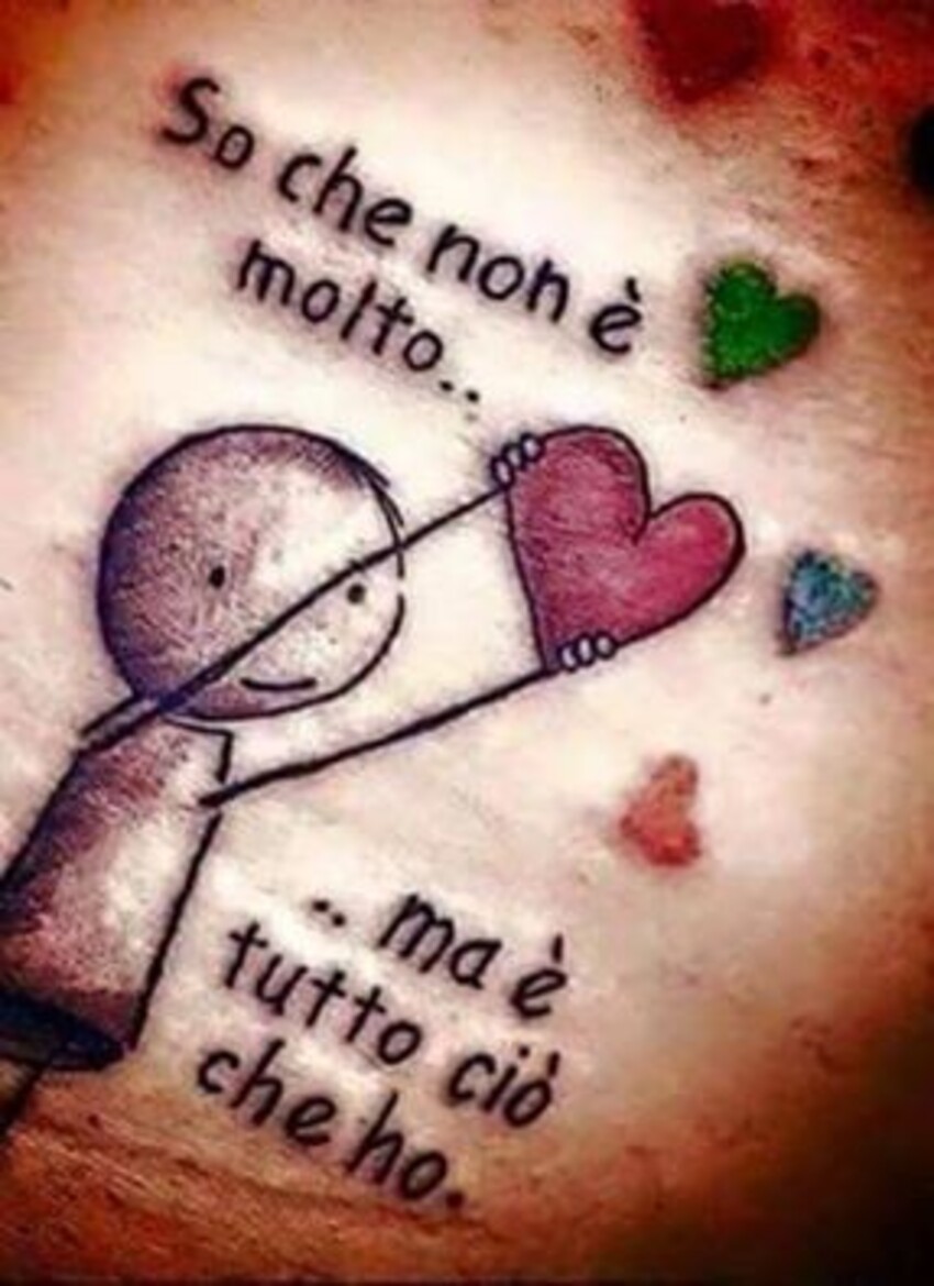 So che non è molto...ma è tutto ciò che ho