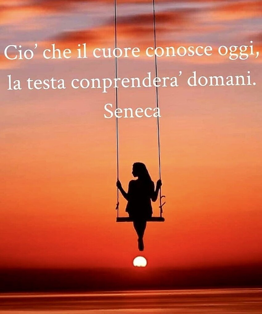 Ciò che il cuore conosce oggi, la testa comprenderà domani. - Seneca