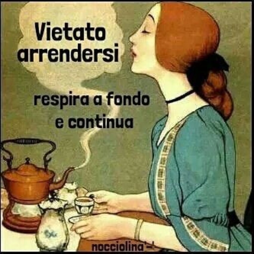 Vietato arrendersi respira a fondo e continua