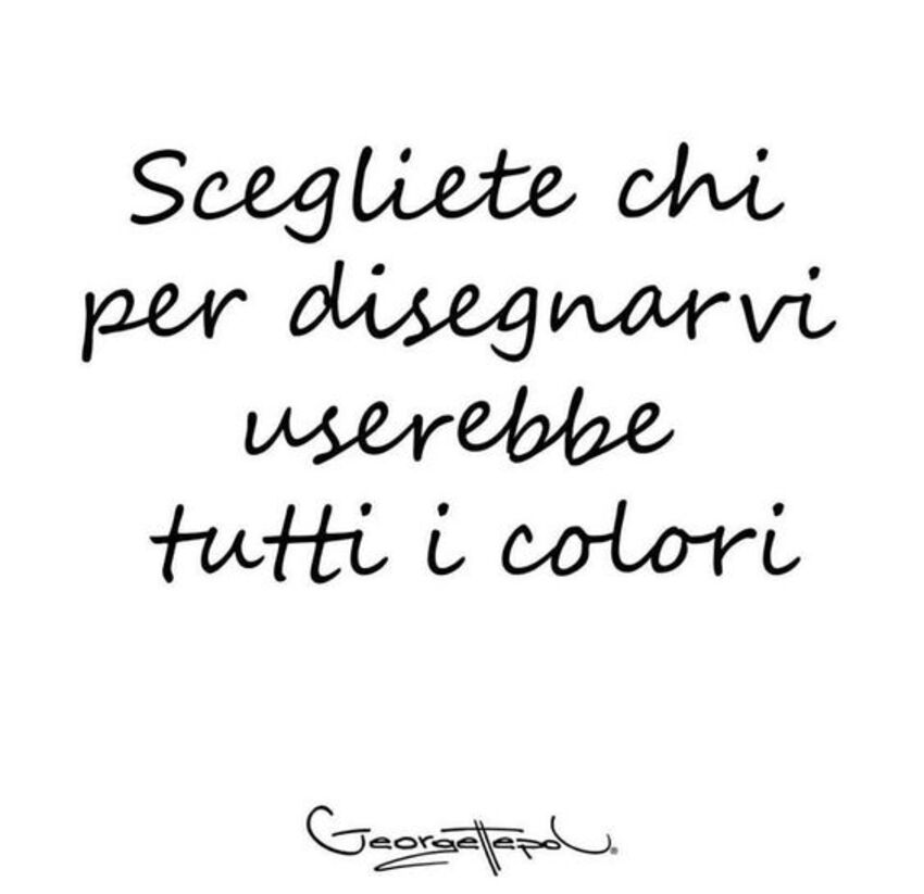 Scegliete chi per disegnarvi, usa tutti i colori