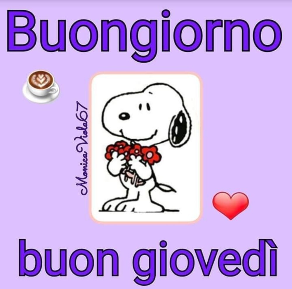 Buongiorno Buon Giovedì