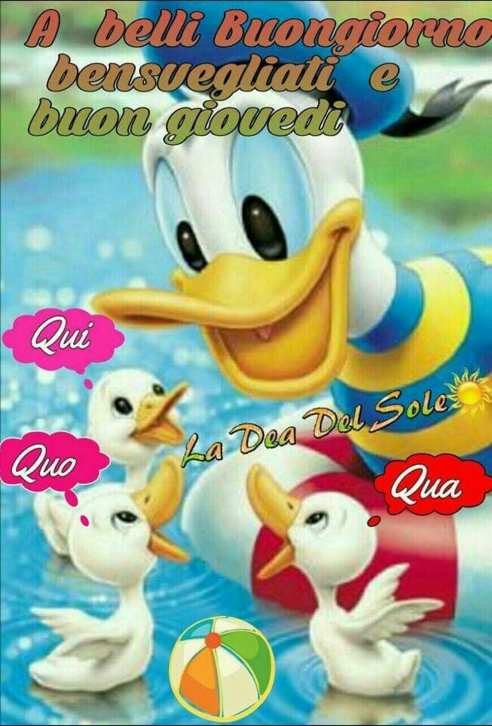 A belli buongiorno, ben svegliati e buon giovedì
