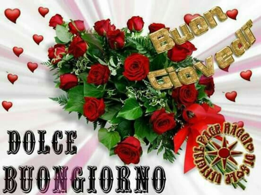 Buon Giovedì dolce buongiorno