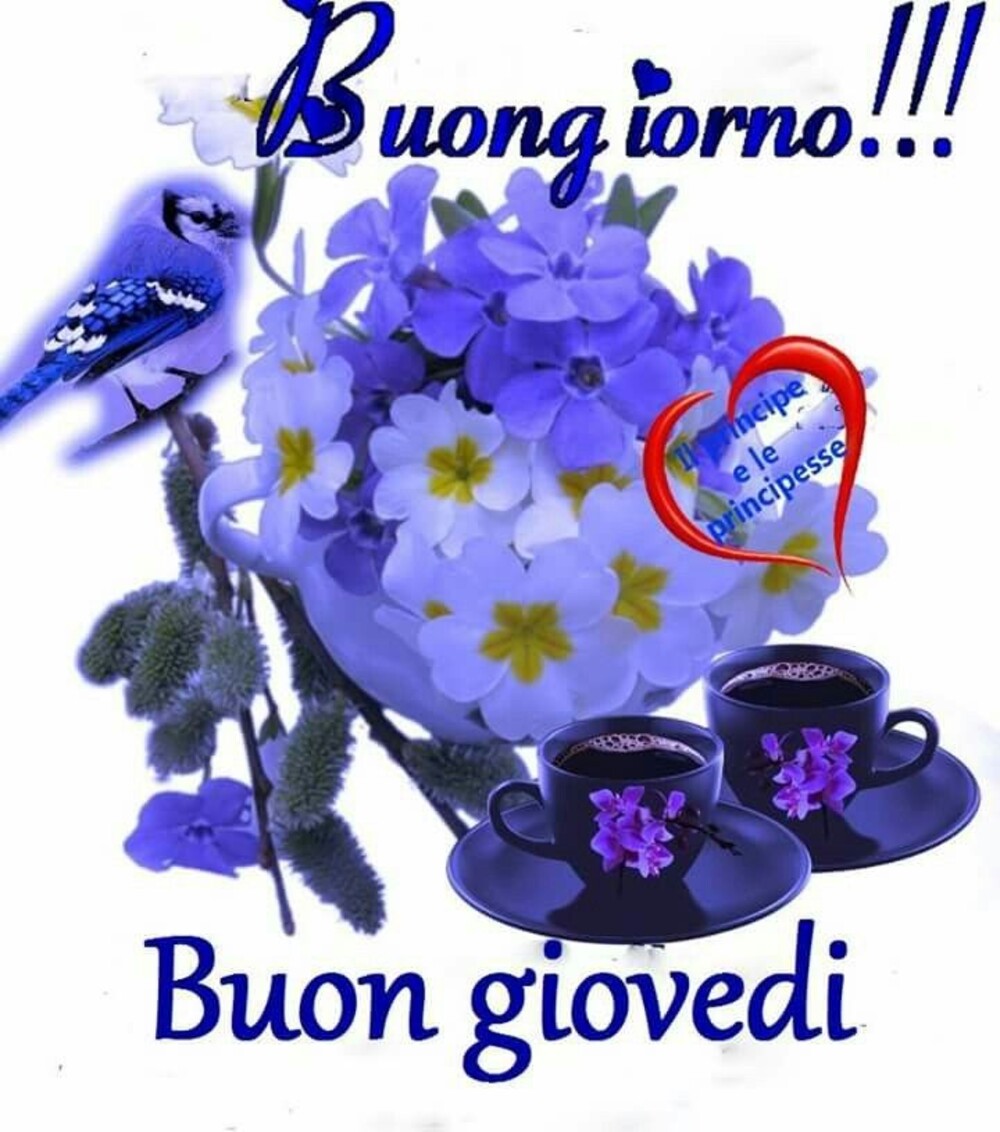 Buongiorno! Buon Giovedì!!!
