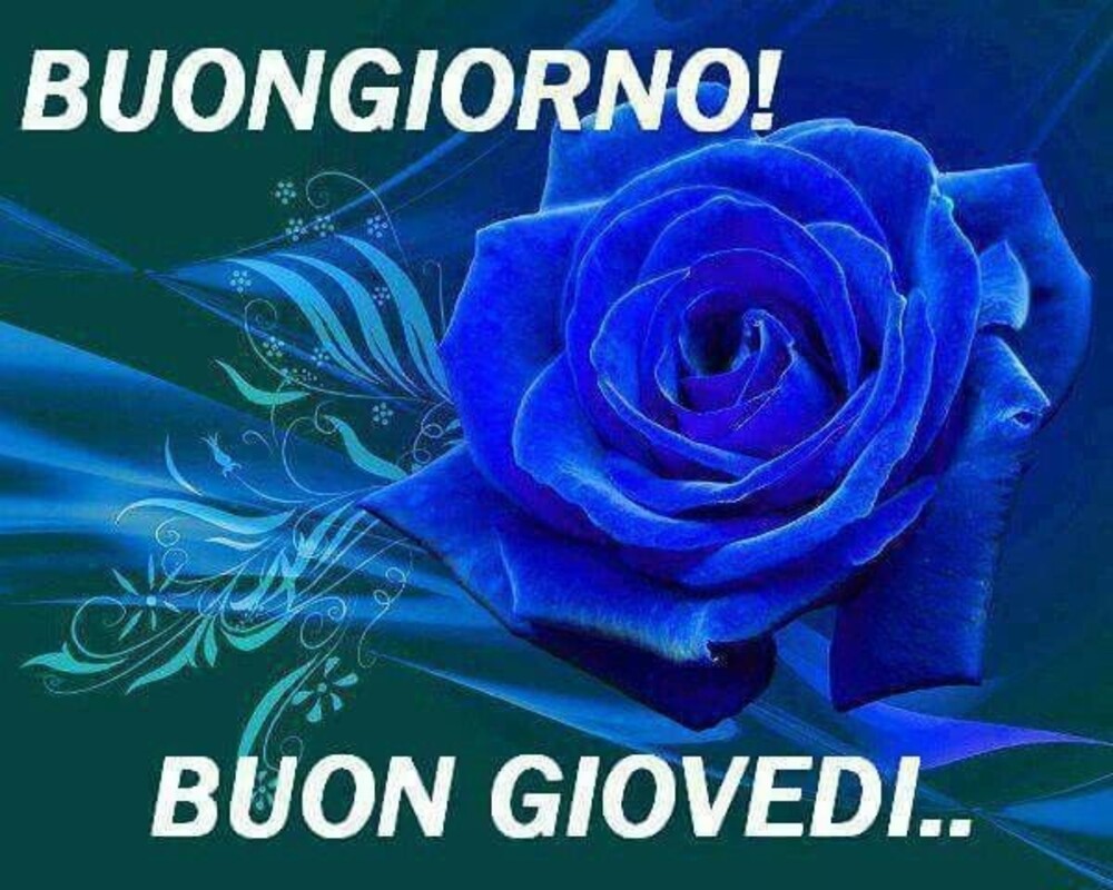 Buongiorno! Buon Giovedì