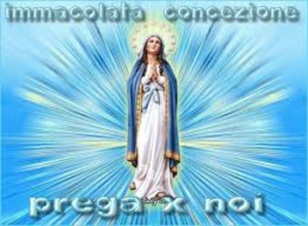 Immacolata Concezione prega per noi