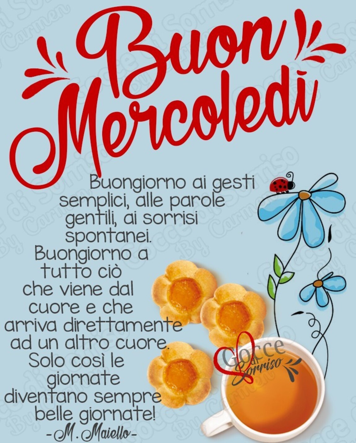 Buon Mercoledì belle frasi