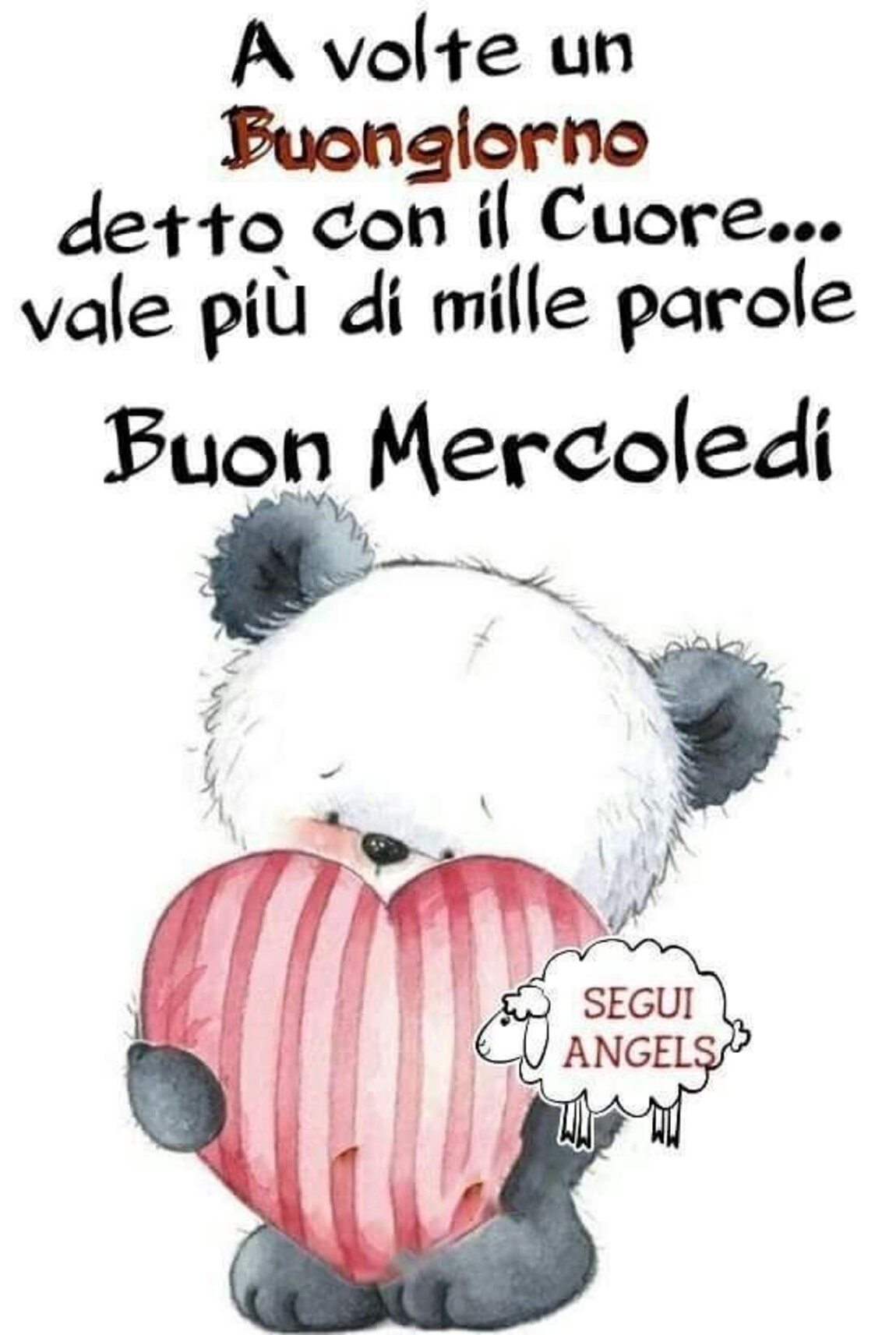 A volte un buongiorno detto con il cuore...vale più di mille parole. Buon Mercoledì