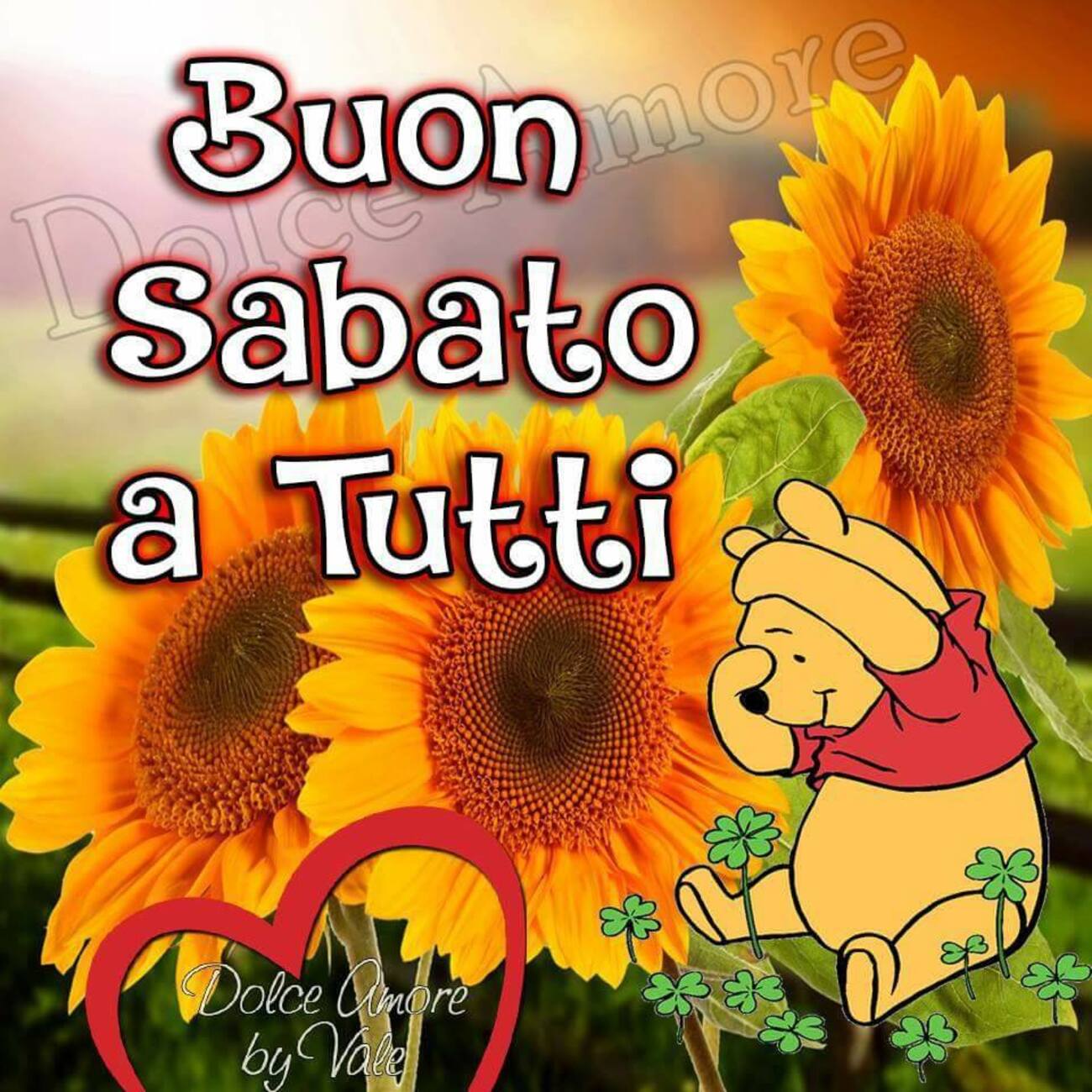 Buon Sabato a tutti