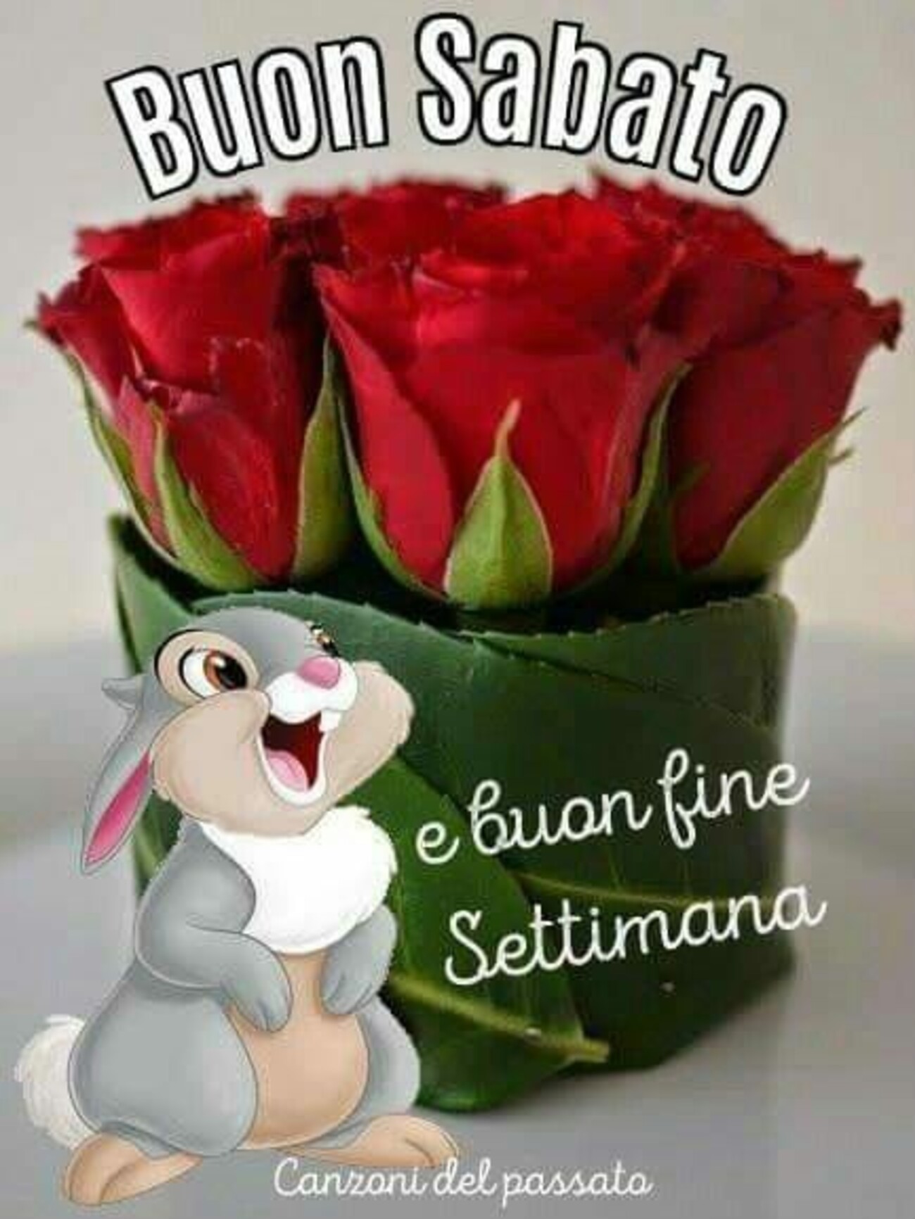 Buon Sabato e buon fine settimana