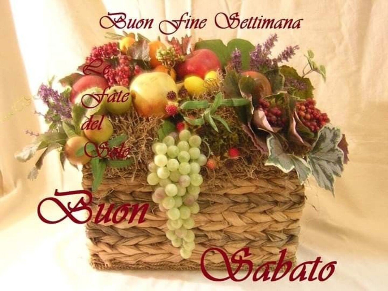 Buon Fine Settimana Buon Sabato